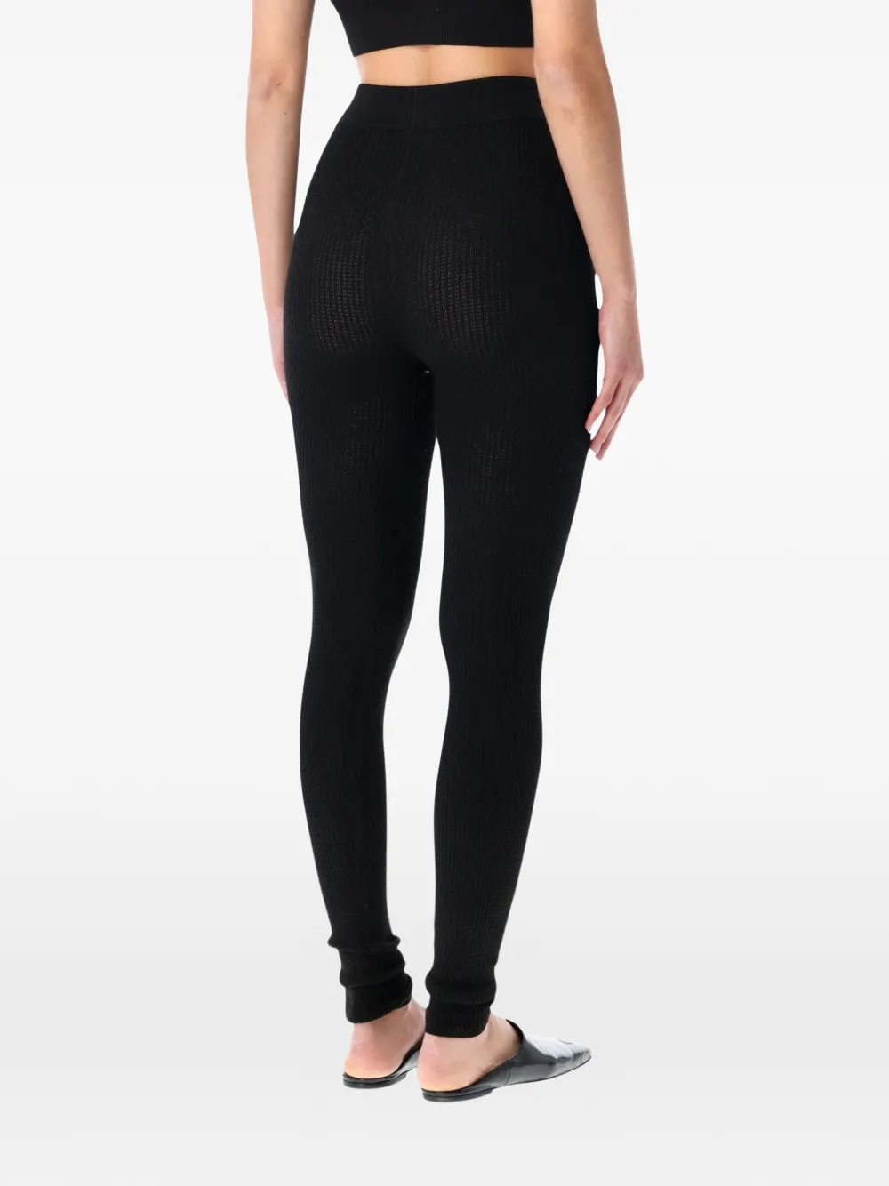 FEAR OF GOD ESSENTIALS waffle leggings - Zwart