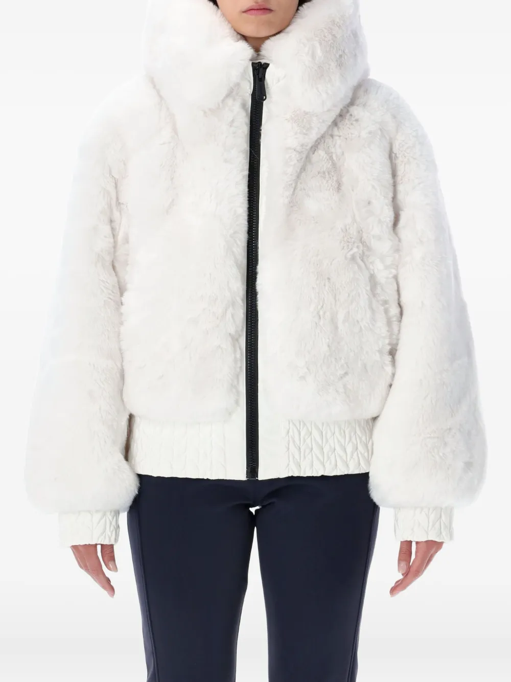 Goldbergh Hooded Faux-fur Coat In White