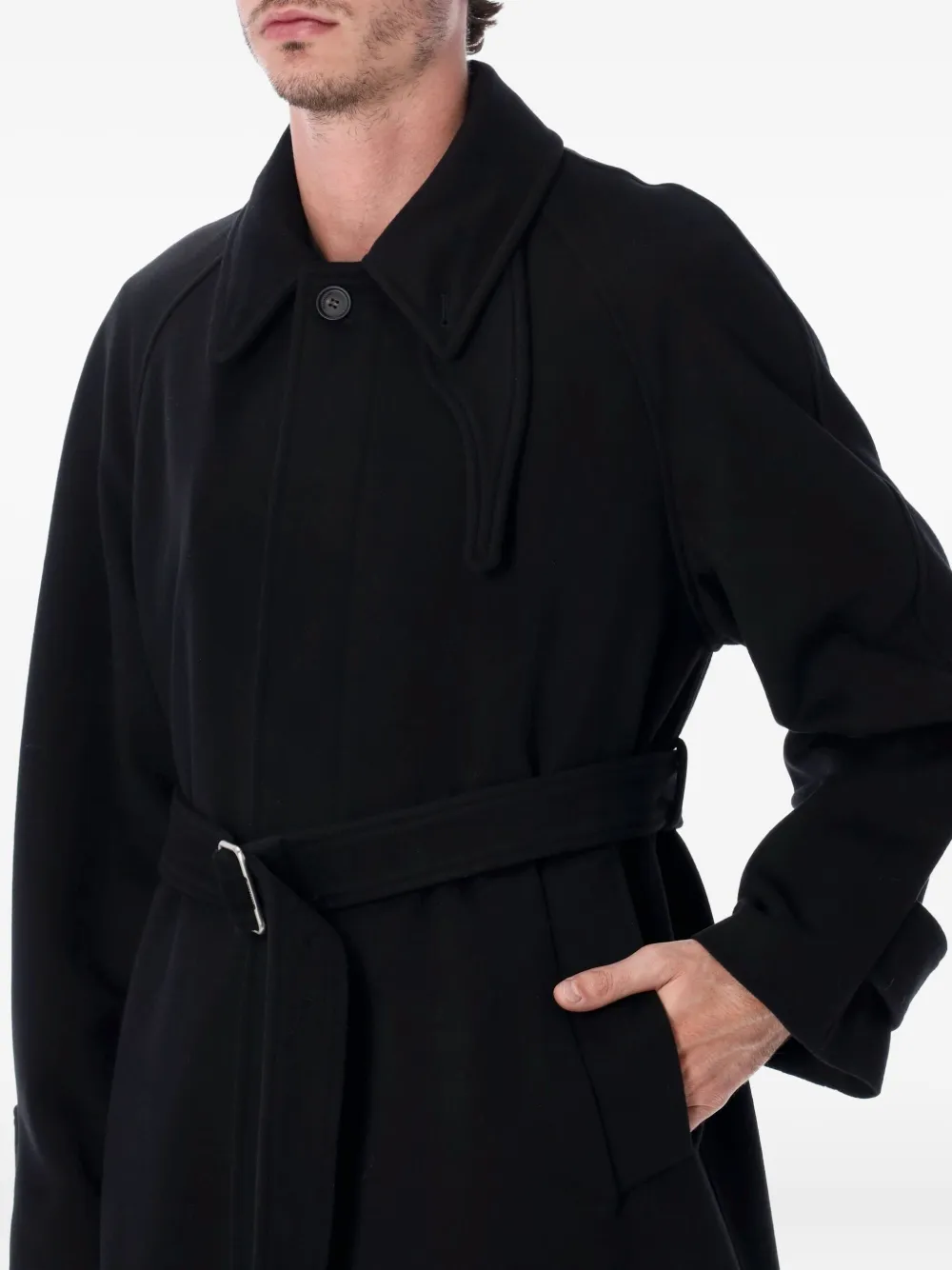 Ferragamo Jas met ceintuur Zwart