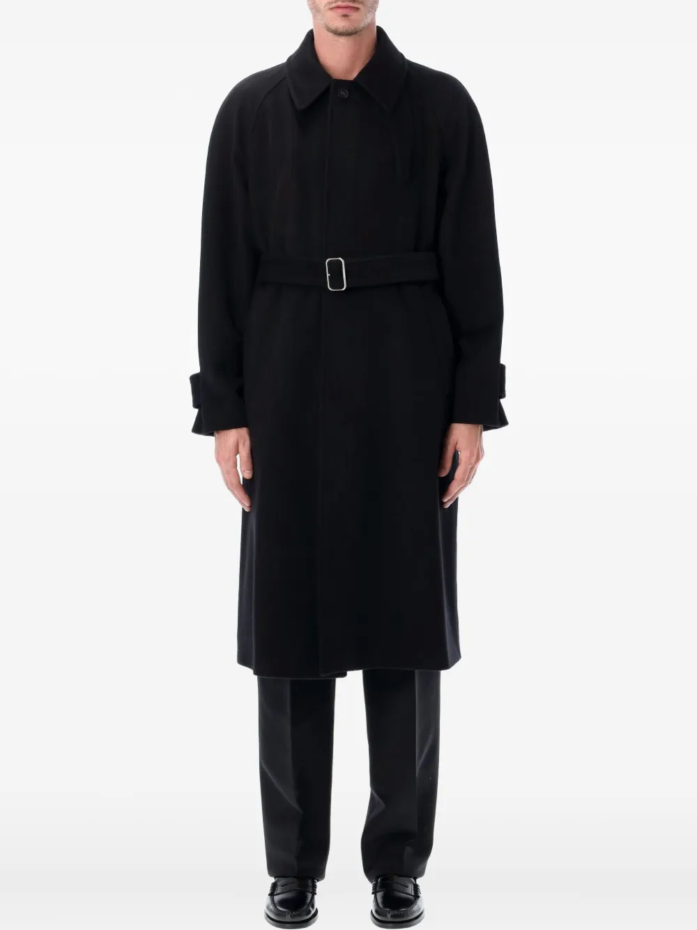 Ferragamo belted coat | Black | Image 1