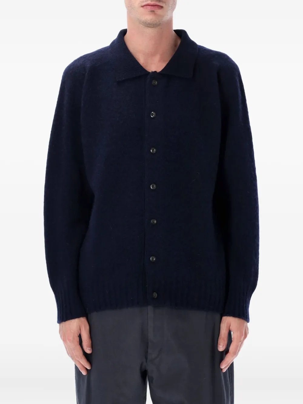 Howlin' long-sleeve buttoned cardigan | Blue | Image 1