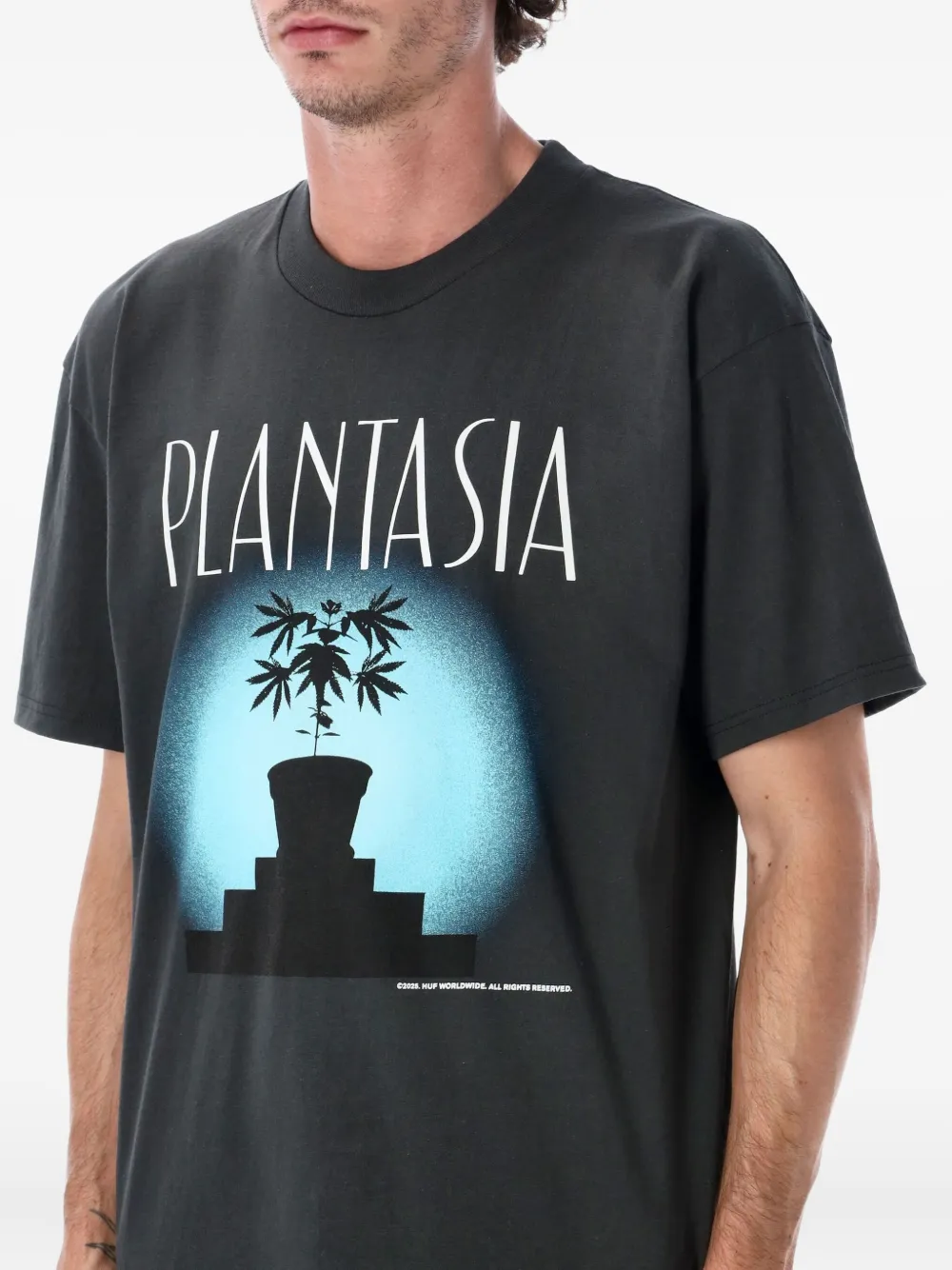 Huf Plantasia T-shirt Zwart