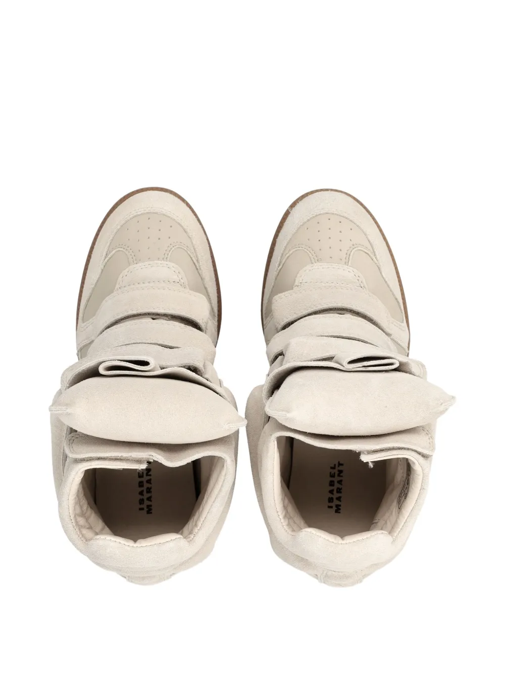 ISABEL MARANT Bekett sneakers met uitgesneden bandje Beige