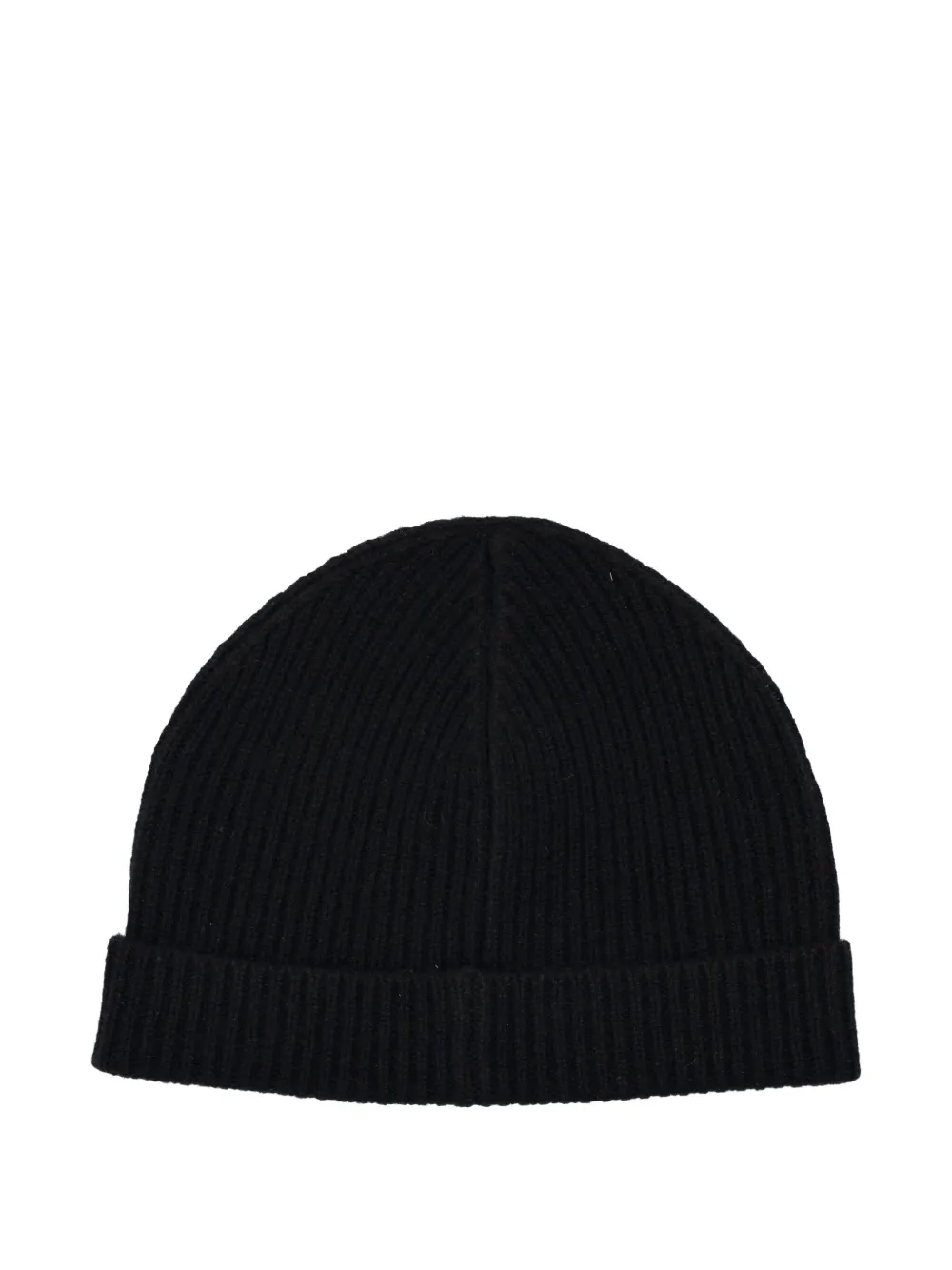 Extreme Cashmere Ribbed Beanie Hat In Black