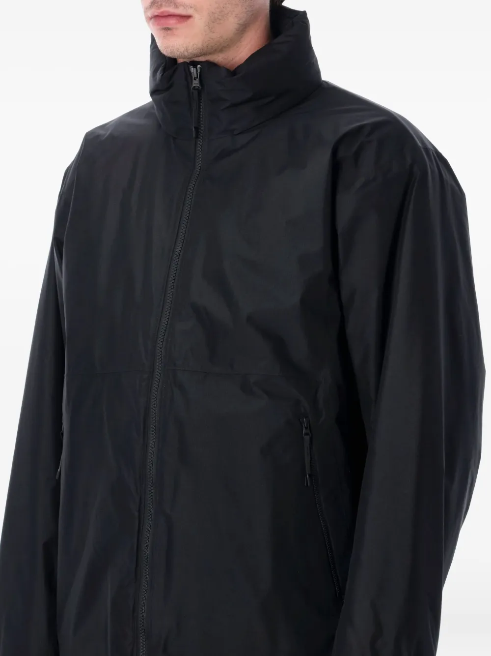 Zip-Up Long-Sleeve Padded Jacket