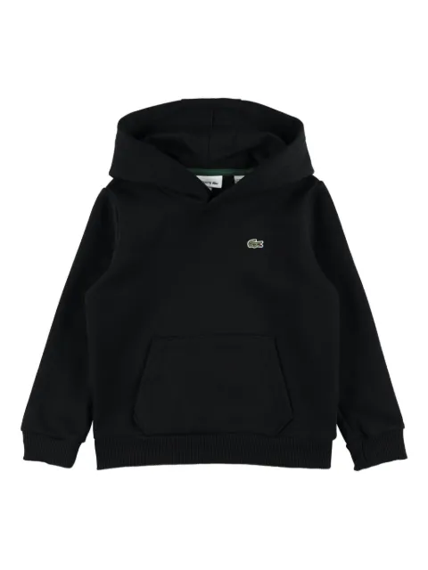 Lacoste Kids logo-appliqué hoodie