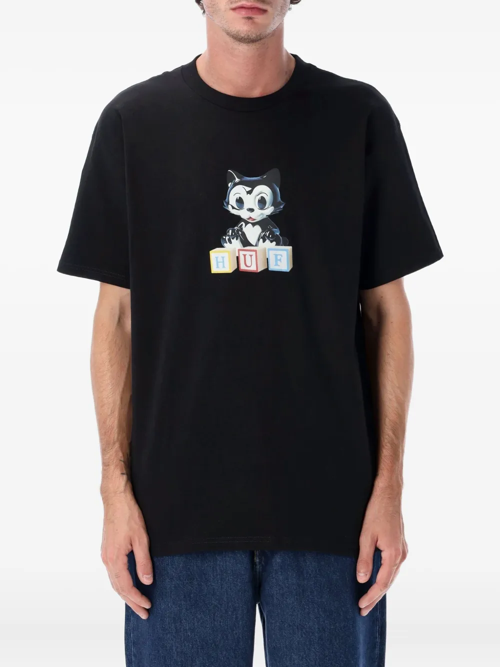 Huf playera Blocks | negro | Image 1