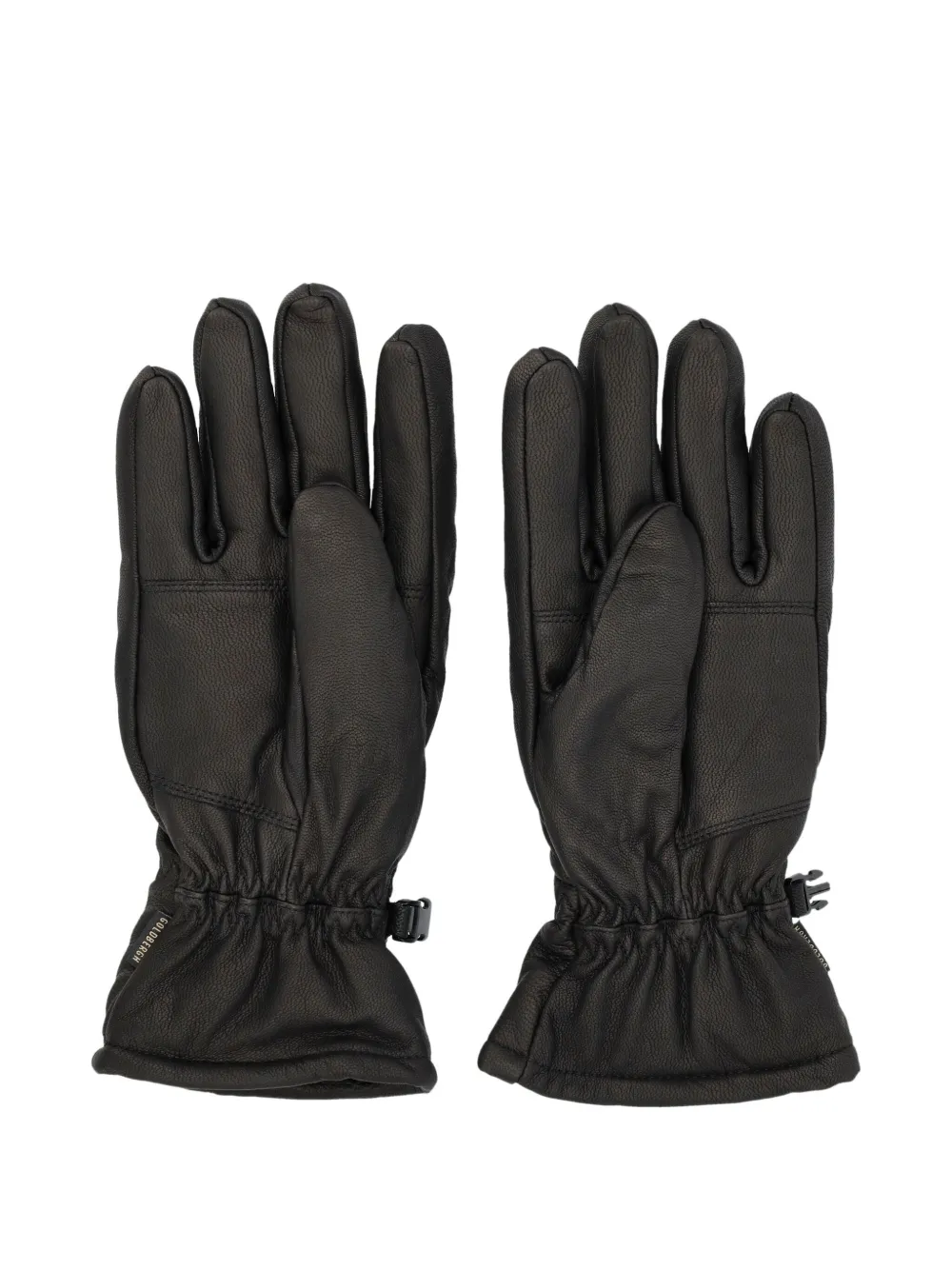 Goldbergh Embossed-logo Gloves In Black