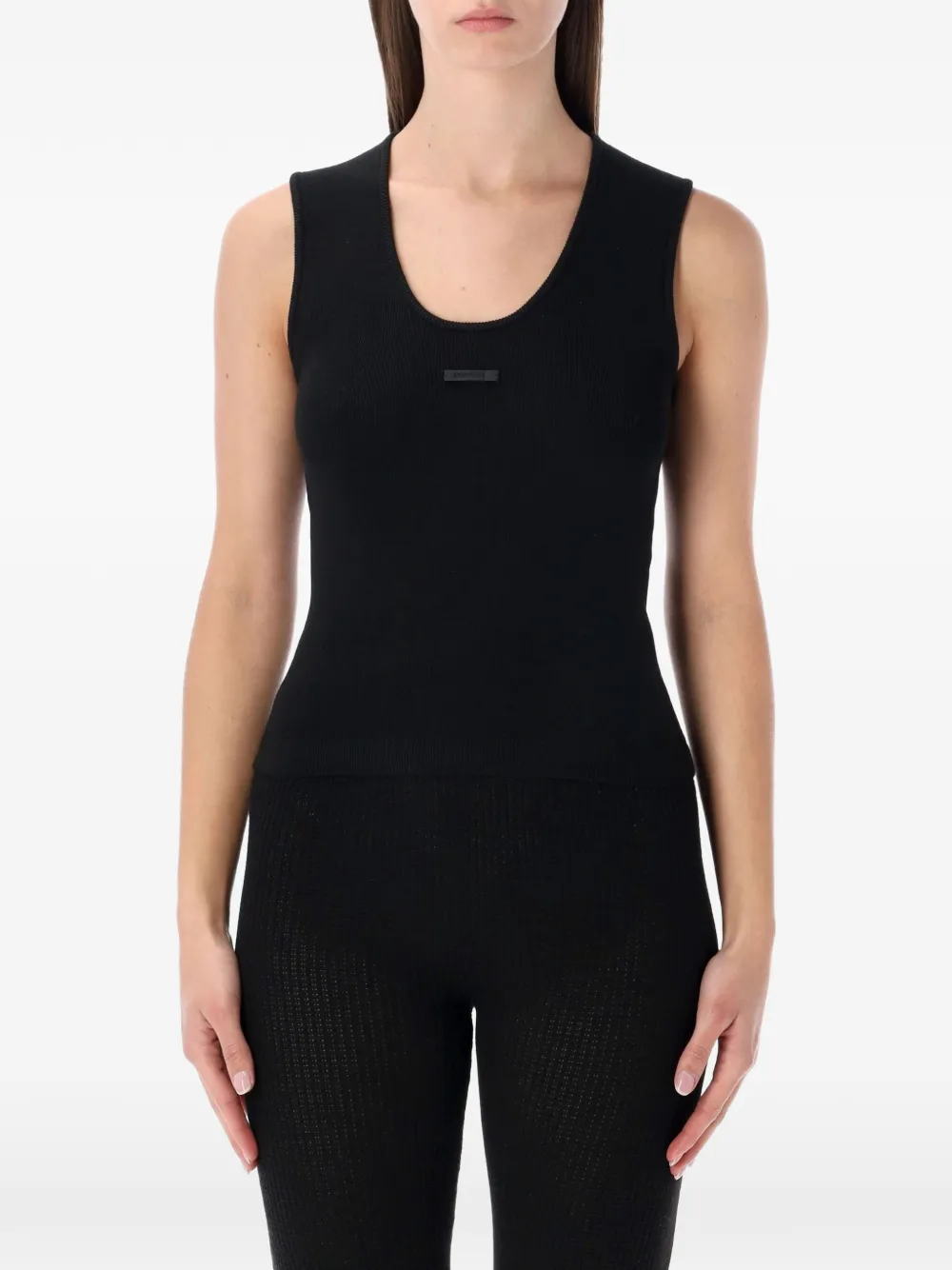 FEAR OF GOD ESSENTIALS ribbed tank top - Schwarz