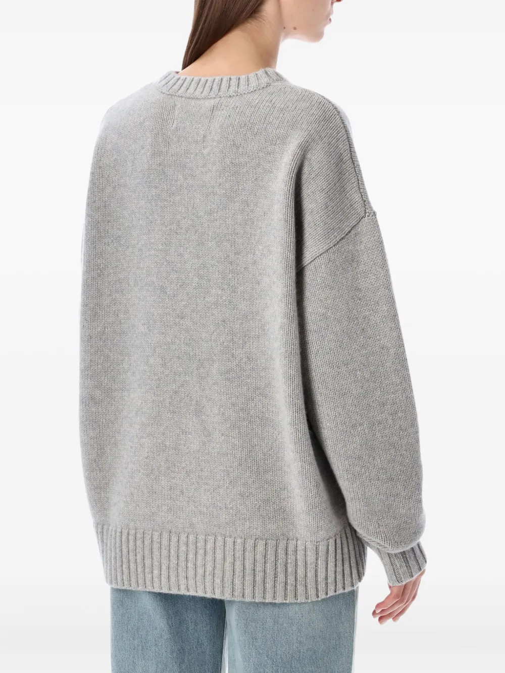 extreme cashmere Sweater met ronde hals Grijs