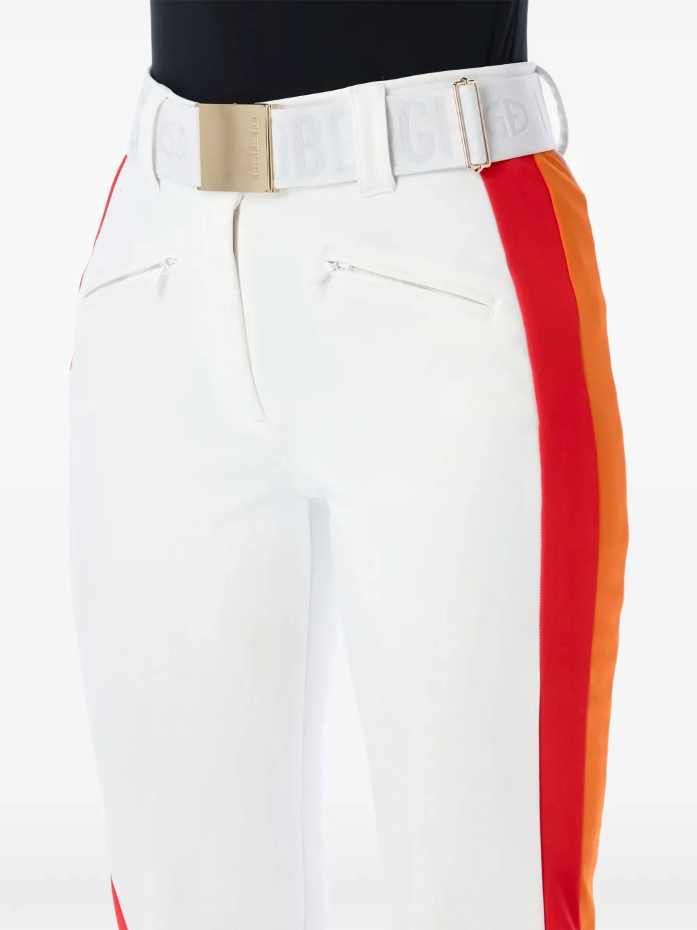 Goldbergh Roccia skibroek met zijstreep Wit