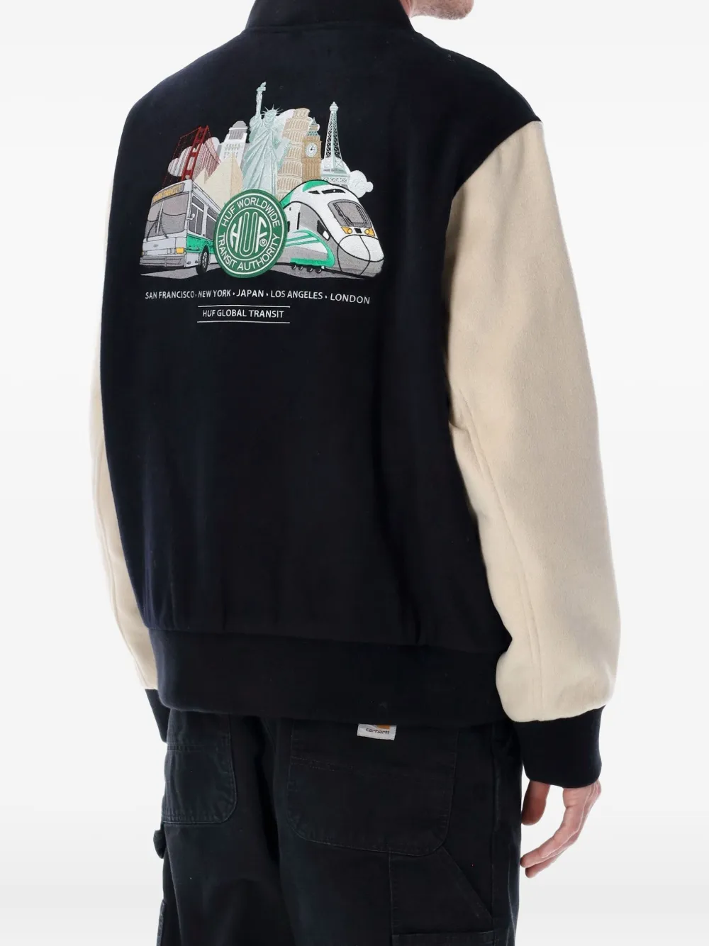 Huf Global Transit Varsity jacket | Bomber Jackets | Image 2