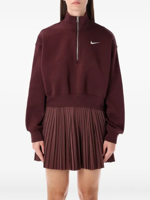 Nike zip-up logo sweatshirt