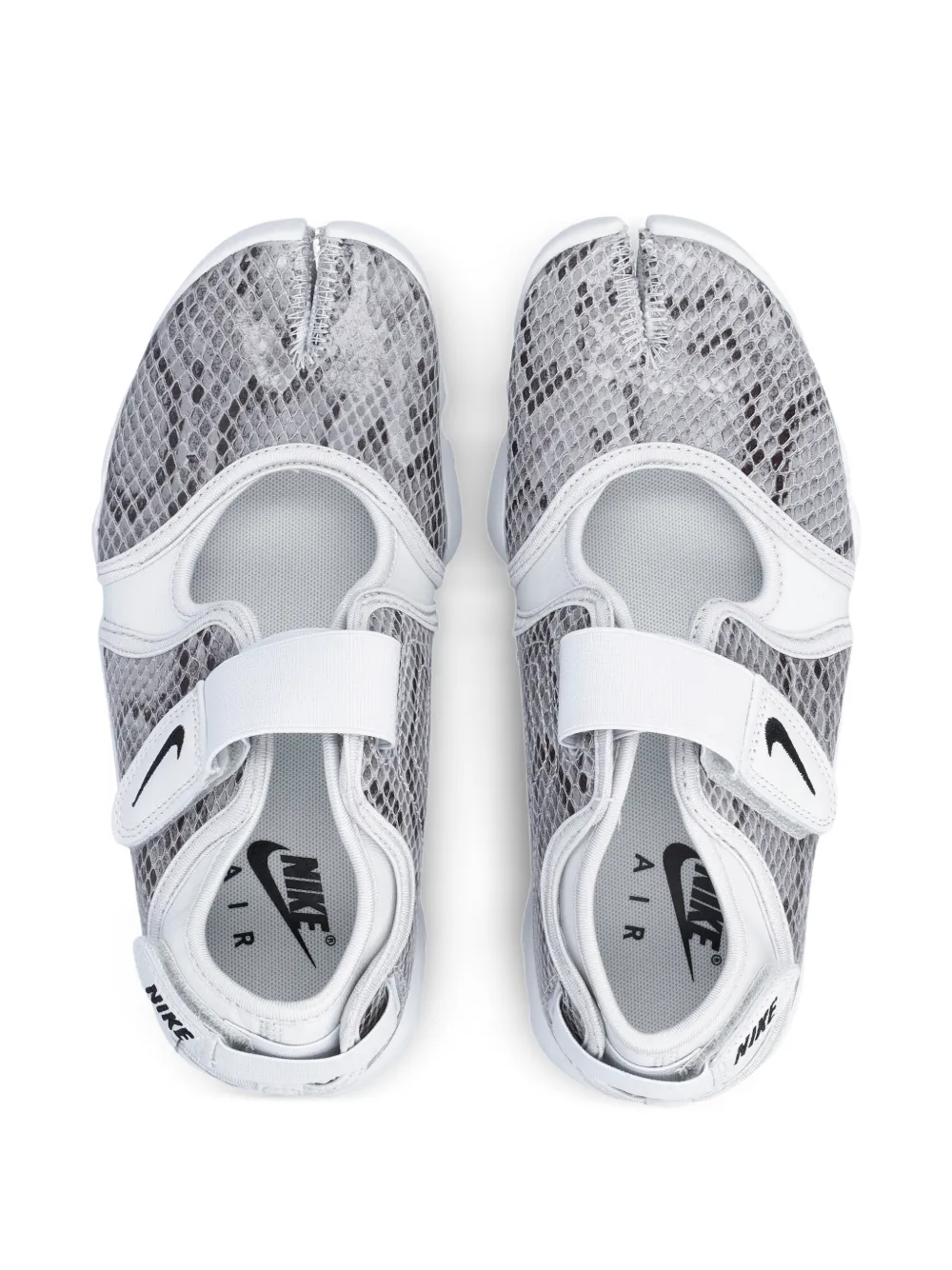 Nike Air Rift sneakers met slangenleer-effect Grijs