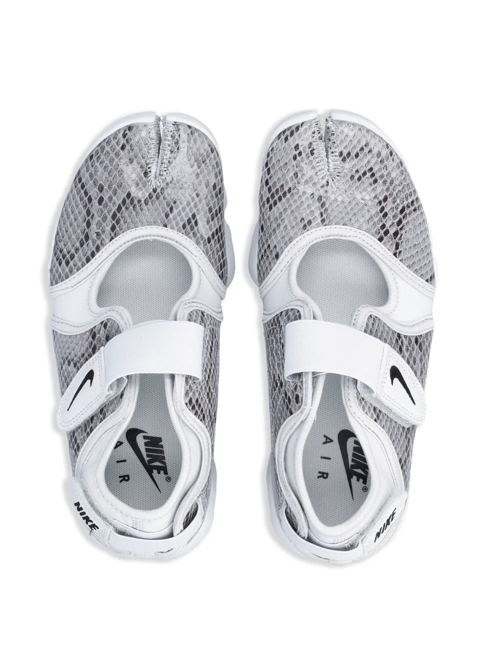 Nike Air Rift sneakers met slangenleer-effect Grijs