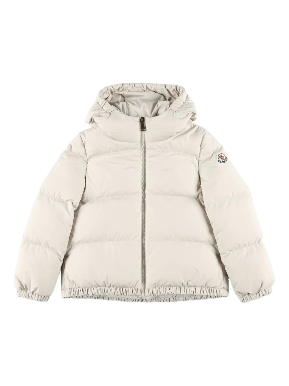 Moncler Enfant abrigo con capucha y cierre | Image 1