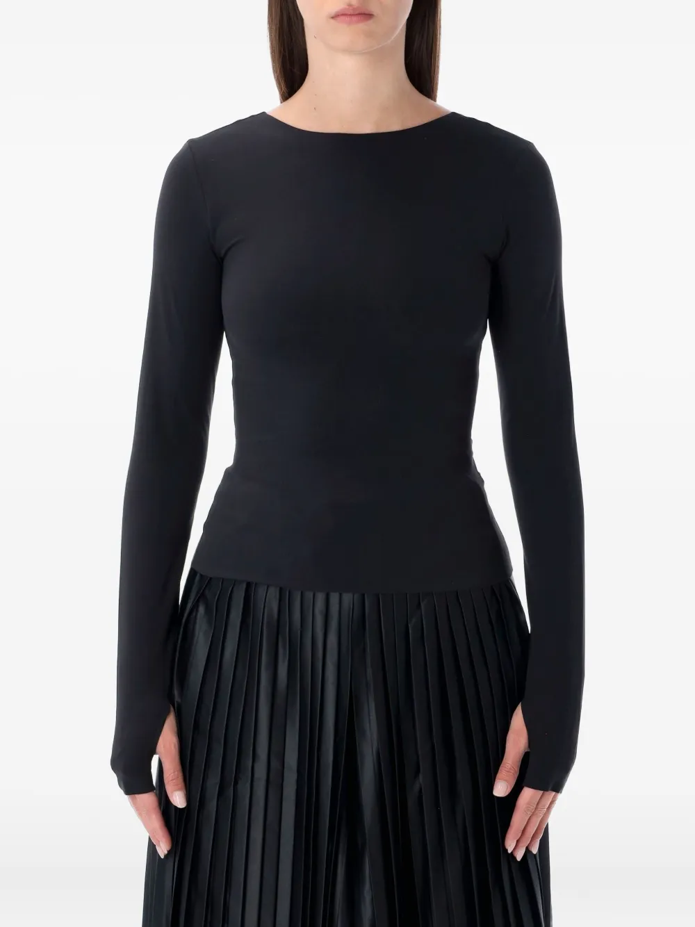 Nike ロングスリーブ トップ - ブラック