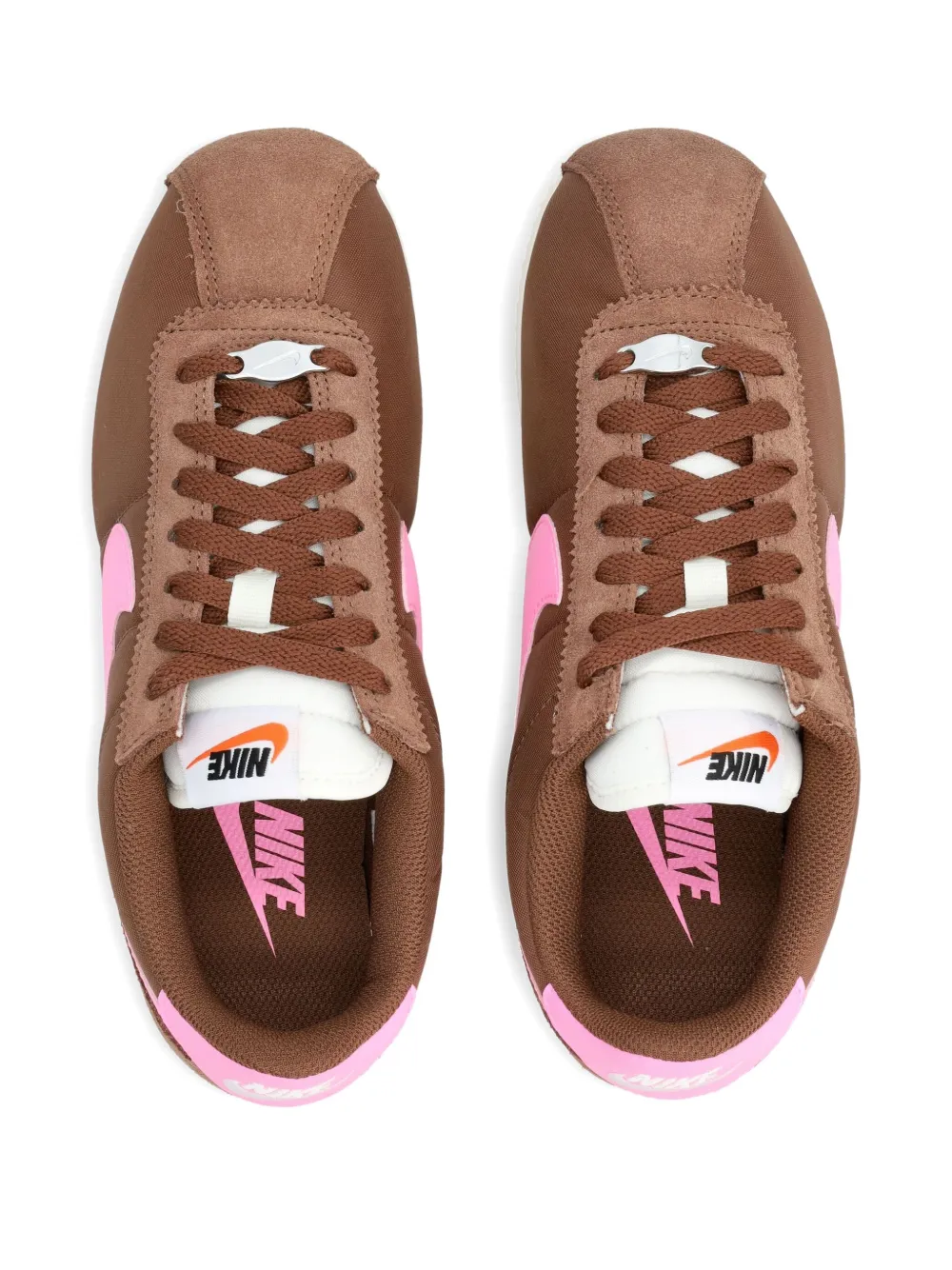 Nike Cortez sneakers met suède vlak Bruin