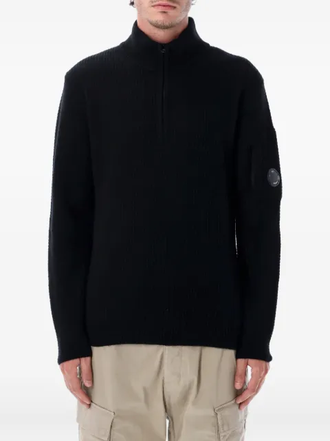 C.P. Company Pullover mit Reißverschlusskragen