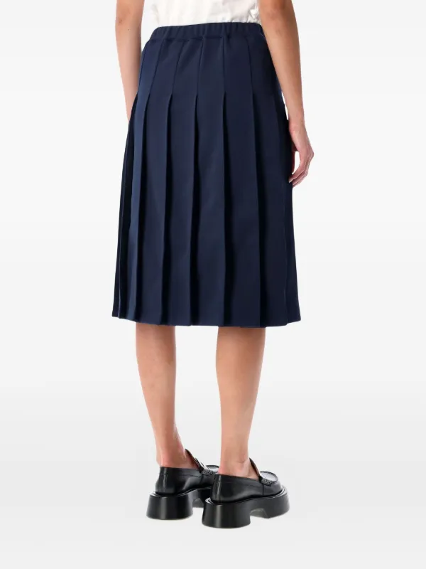 COMME des GARÇONS フレアスカート S ダークブルー Comme Des Garçons Girl Pleated Skirt | Blue | FARFETCH