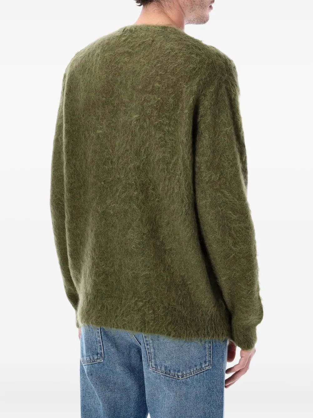 Auralee crew-neck sweater - Groen