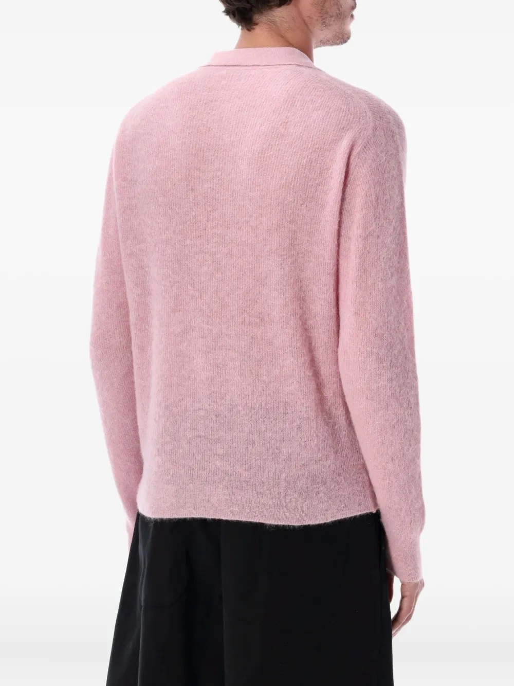 Auralee collared knitwear - Roze