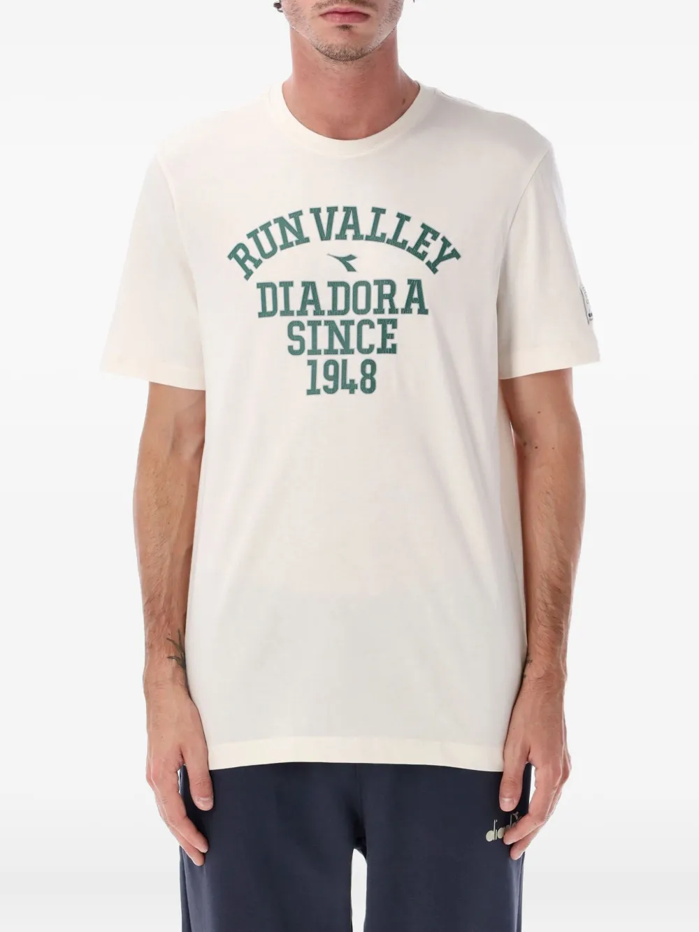 Diadora Run Valley graphic T-shirt | Neutrals | Image 1