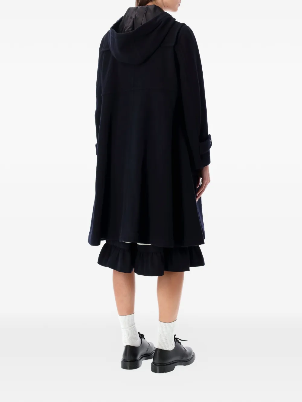 Comme Des Garçons Girl Abrigo Con Capucha - Azul 