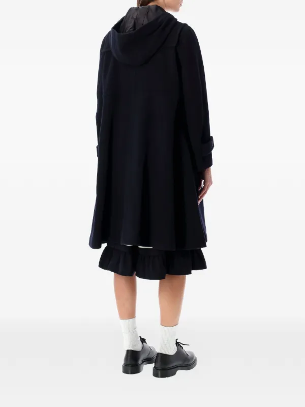 美品 comme des garçons レディース　ダッフルコート Comme Des Garçons Girl ダッフルコート | ブルー | FARFETCH JP