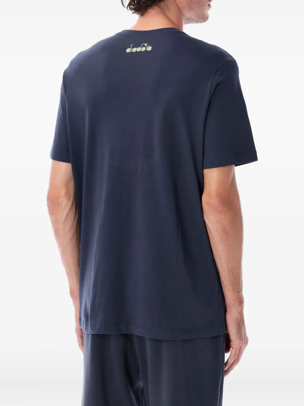 Diadora Run Valley logo T-shirt - Blauw