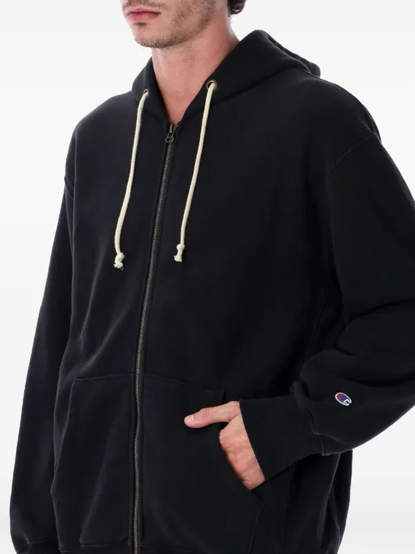 Champion zip-up Hoodie Black FARFETCH ZA