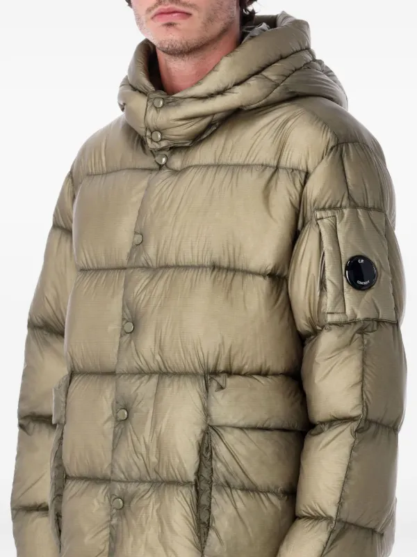 C.P. Company フーデッド パデッドジャケット | グリーン | FARFETCH JP