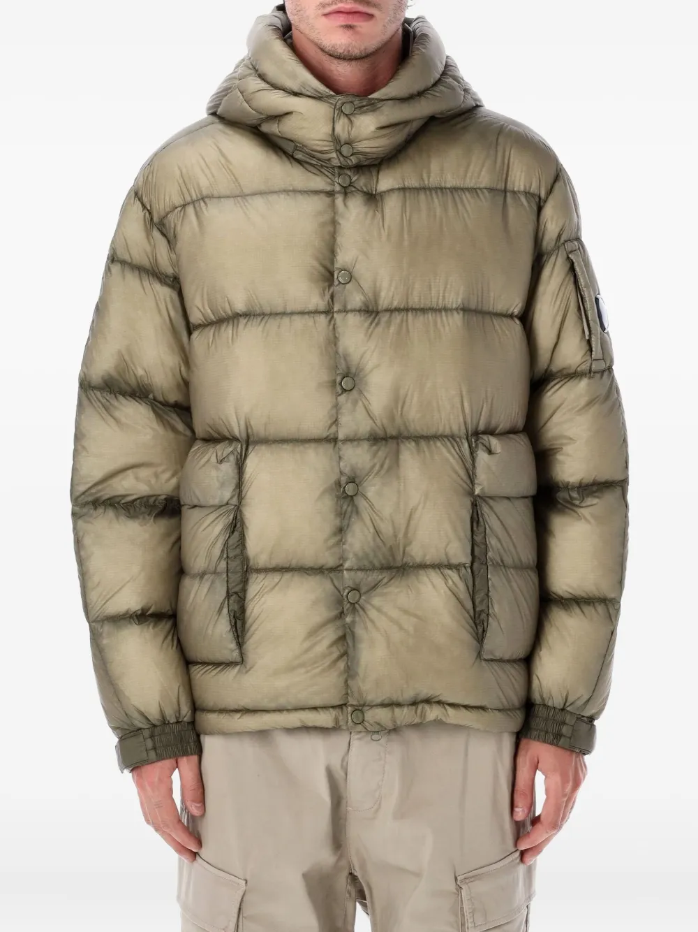 C.P. Company hooded padded jacket - グリーン C.P. Company hooded padded jacket - グリーン