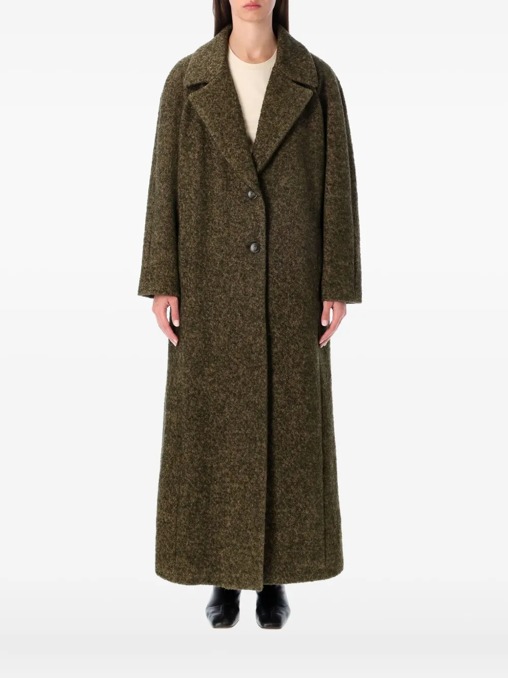 Emporio Armani buttoned coat | Green | Image 1