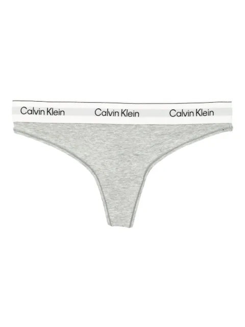 Calvin Klein logo-waistband thong