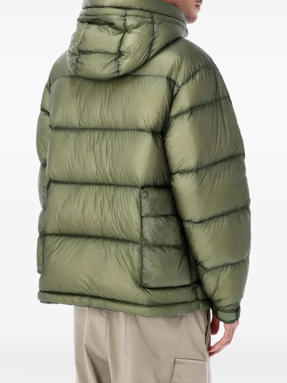 C.p. Company Dd Shell Puffer Jacket In Green