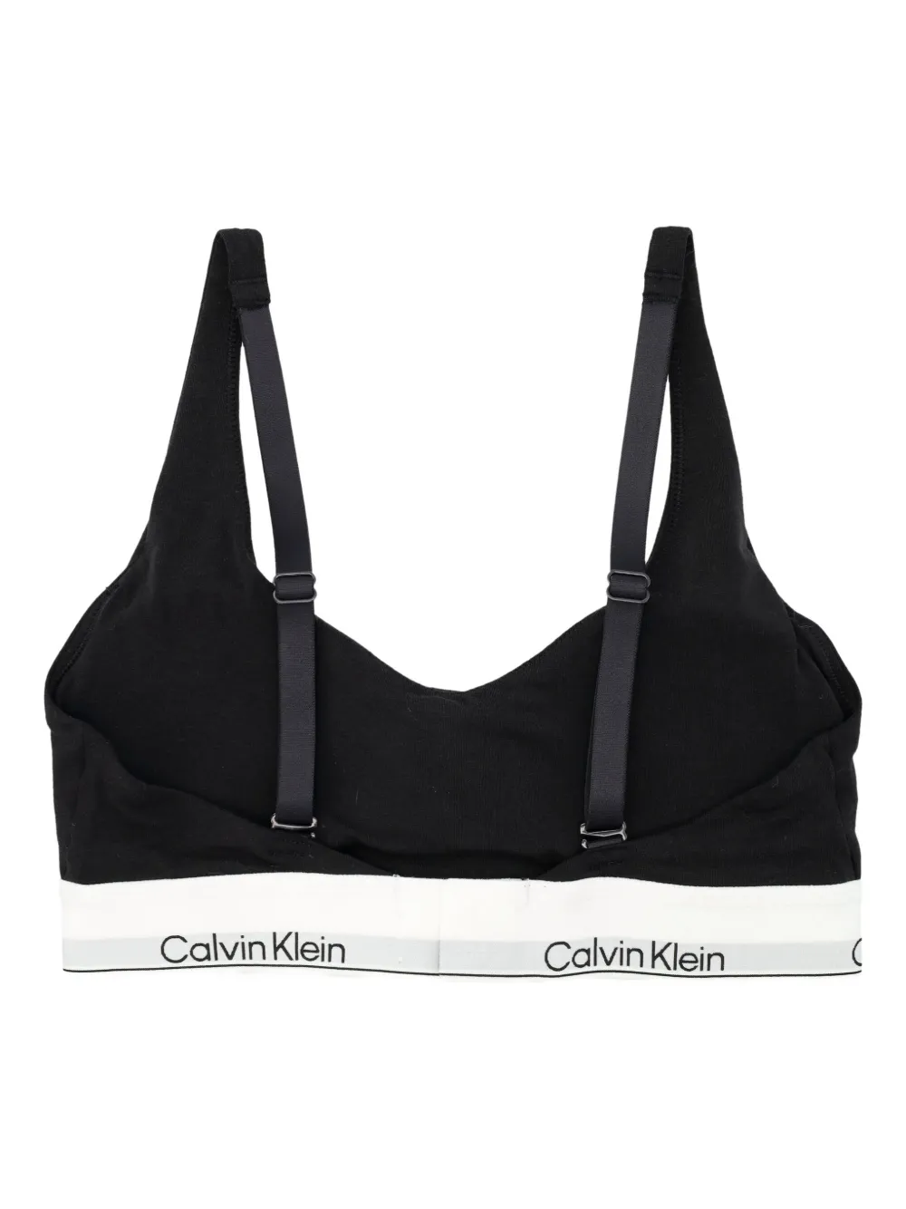 Calvin Klein Icon Cotton Modal Infinity Bond Bralette In Black