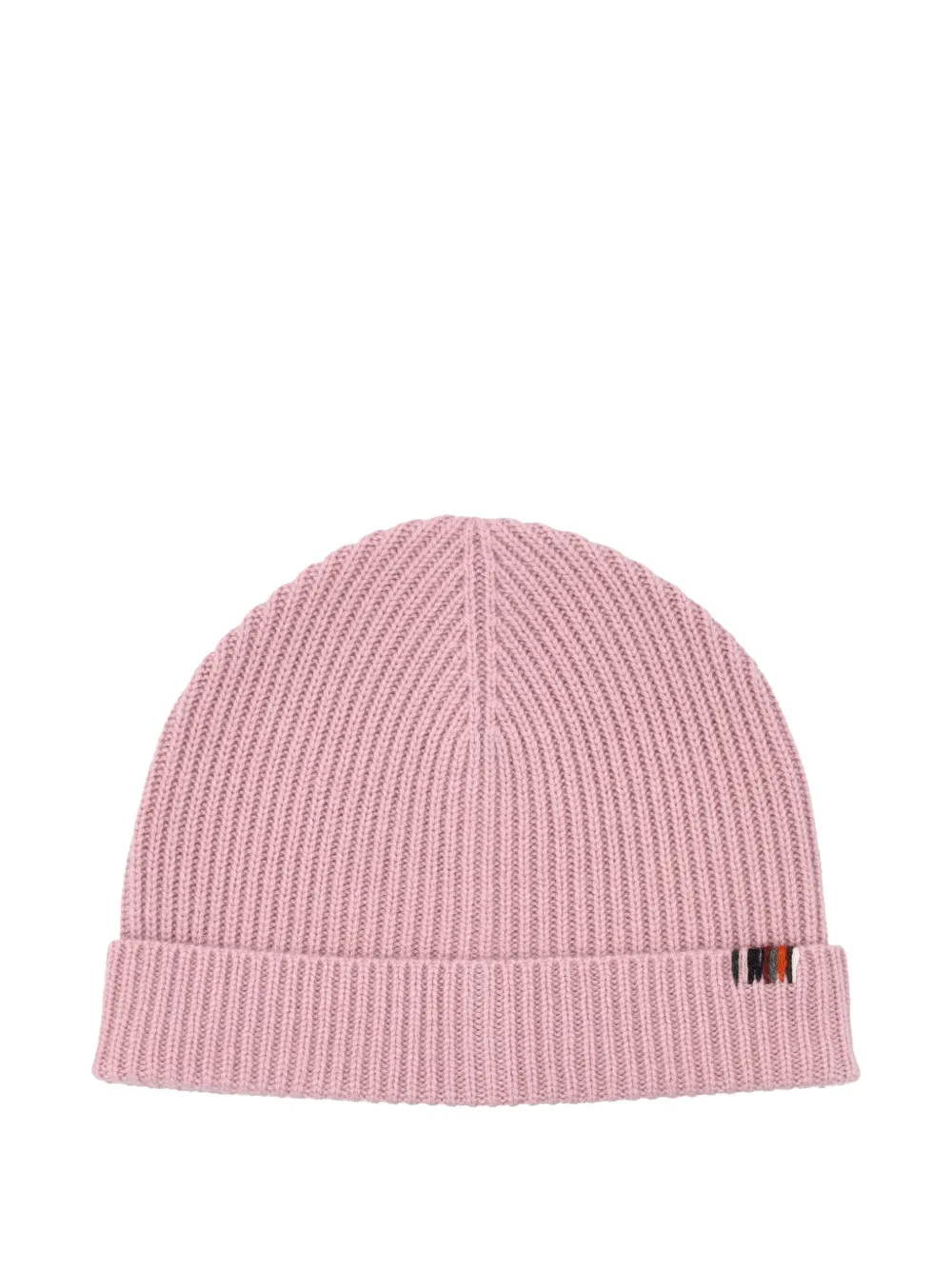 Extreme Cashmere Ribbed Beanie Hat In Pink