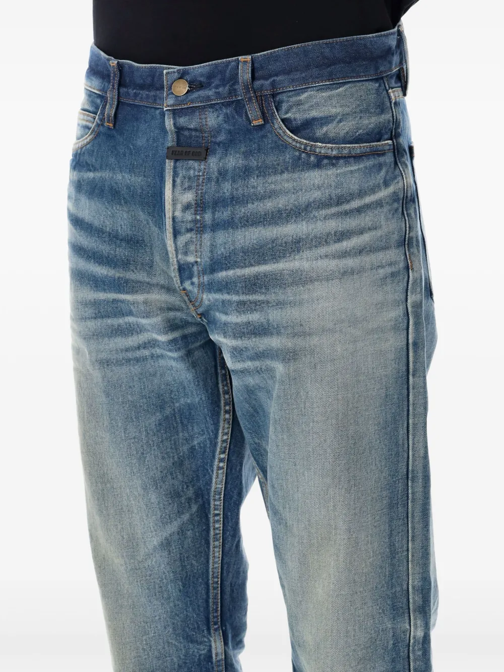 Fear Of God Jeans met vijf zakken Blauw