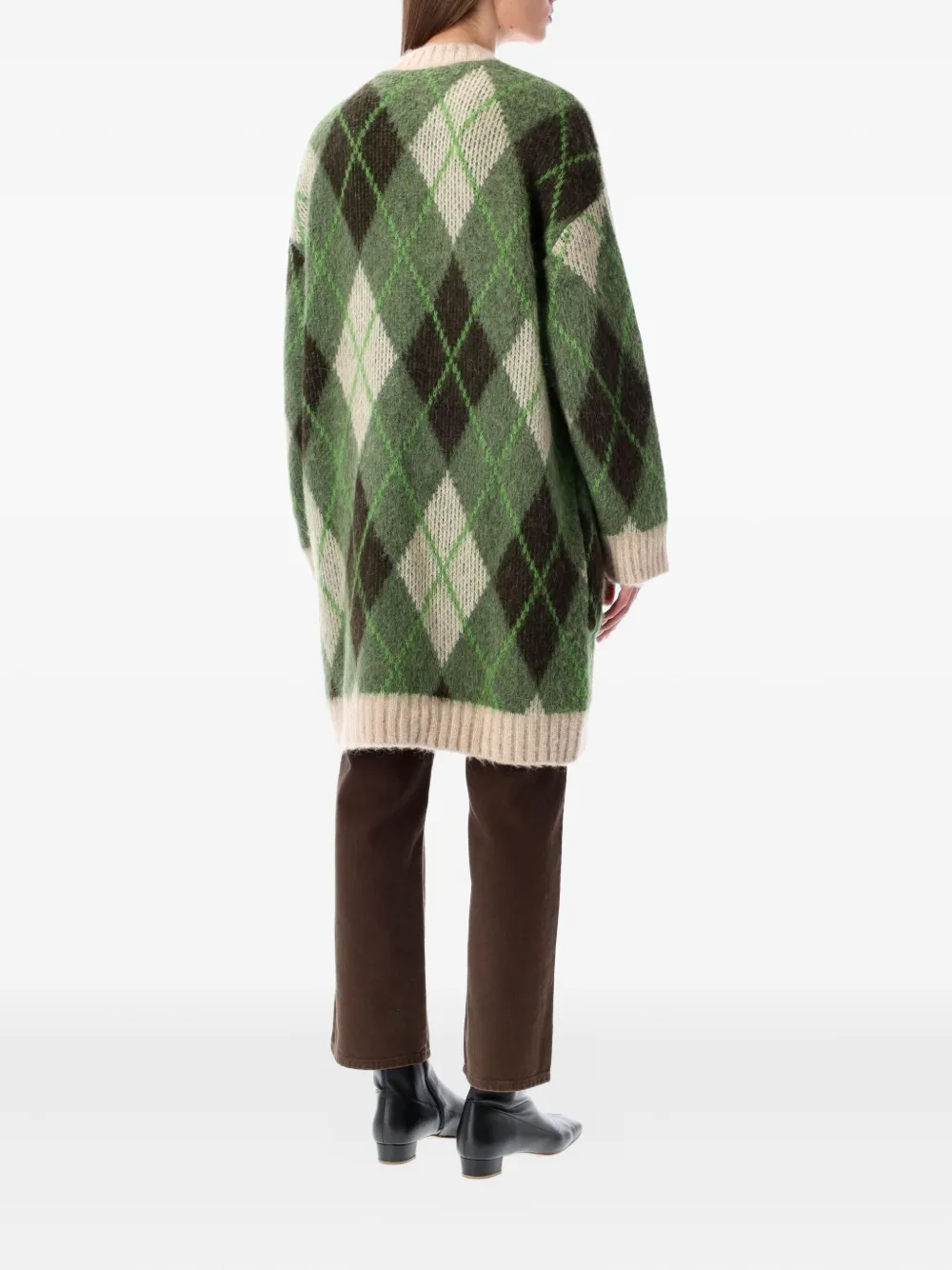 Emporio Armani argyle pocket coat | Oversized Coats | Image 2