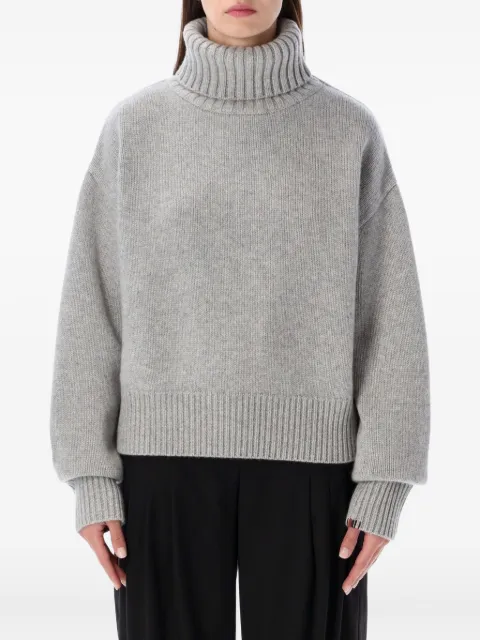 extreme cashmere roll-neck long-sleeve sweater