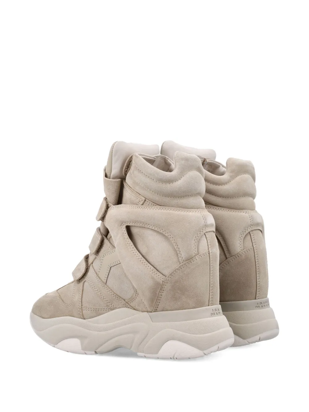 Isabel Marant Suede High-top Sneakers In Neutral