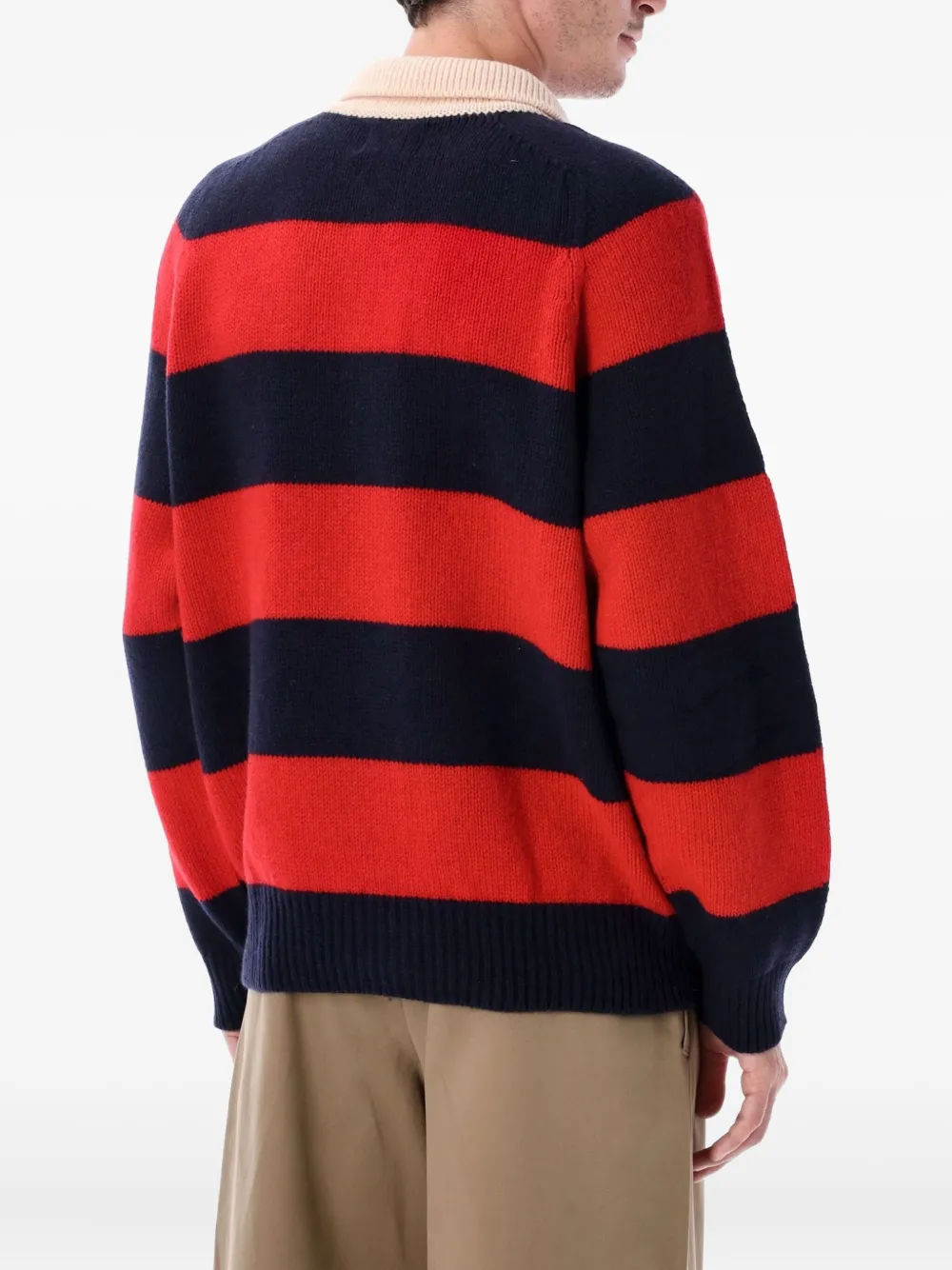 Howlin' striped collared knitwear | Image 2