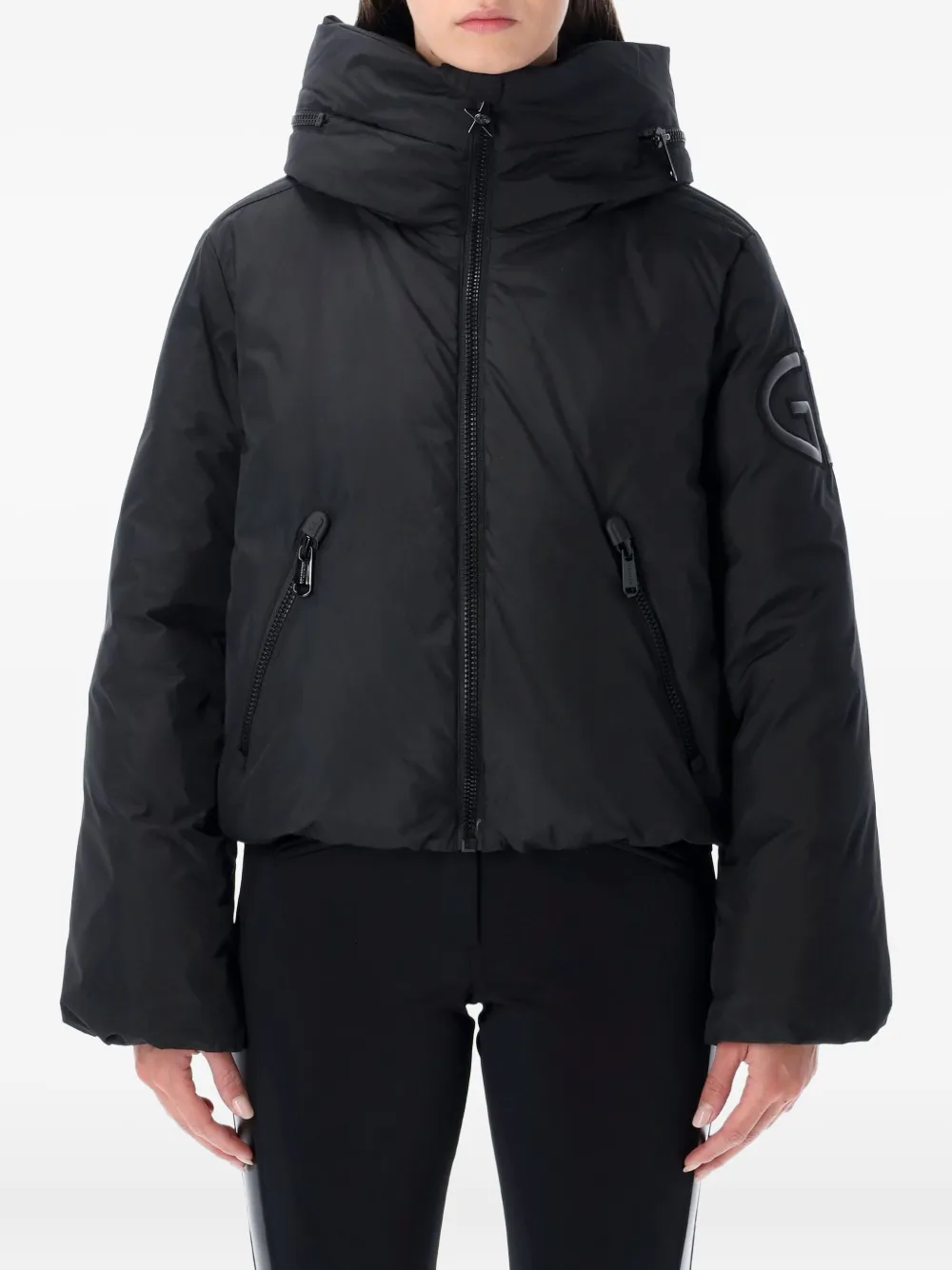 Goldbergh hooded ski jacket - Schwarz