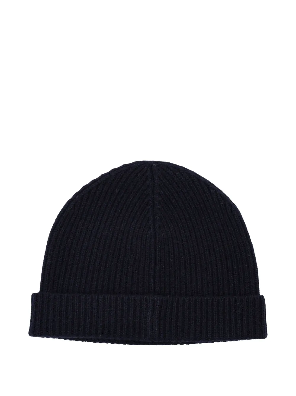 Extreme Cashmere Ribbed Beanie Hat In Black