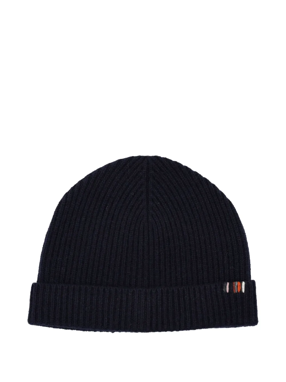 Extreme Cashmere Ribbed Beanie Hat In Black