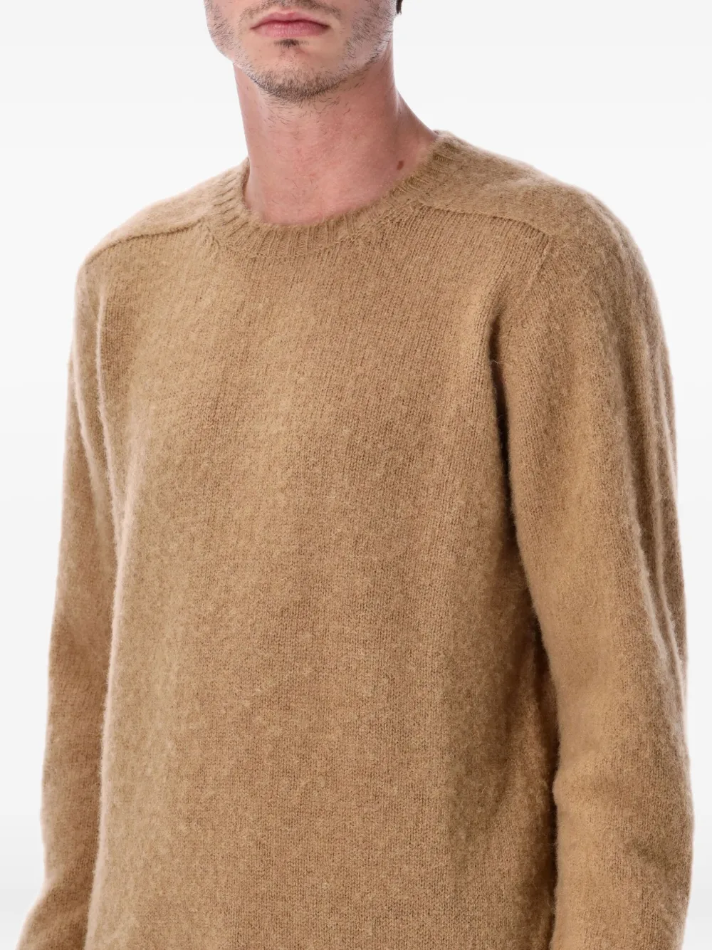Howlin' Sweater met ronde hals Beige
