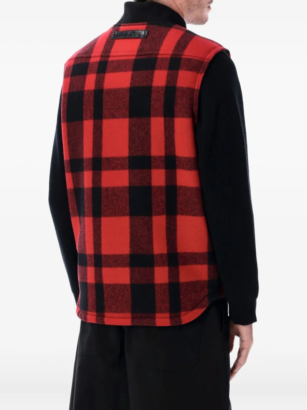 Junya Watanabe MAN check panelled vest | Chamarras bomber | Image 2