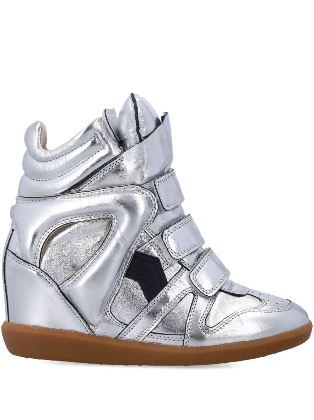ISABEL MARANT baskets Bekett à attache scratch | argent | Image 1