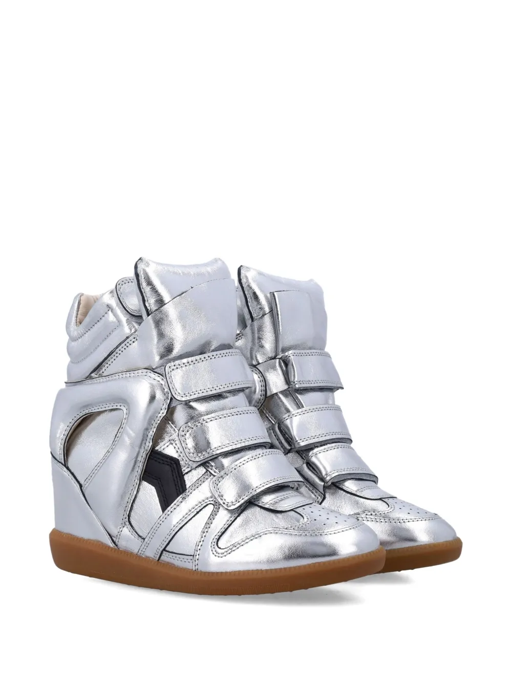 ISABEL MARANT Bekett sneakers met klittenband - Zilver